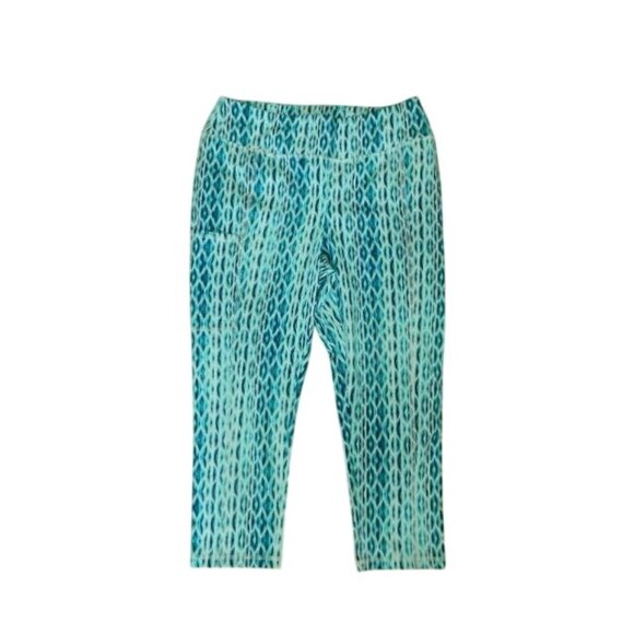 Chico's Size M Medium (1) Cropped STRETCH Workout Leggings Pants Sporty - Picture 1 of 2
